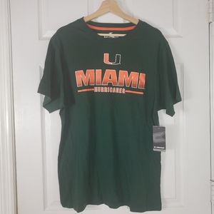 UM Go Canes green tee - Large